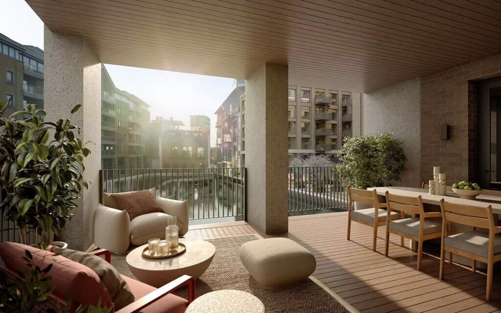Ransome's Wharf London Battersea New Build Property Chelsea River Thames